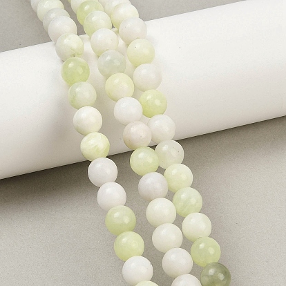 Новых природных нефрита нитей бисера, круглые