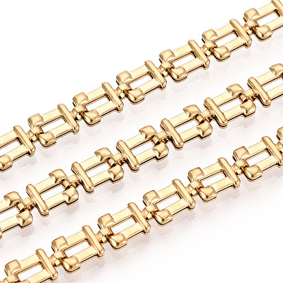 304 цепи прямоугольные звенья нержавеющие, ионное покрытие (ip), пайки, с катушкой