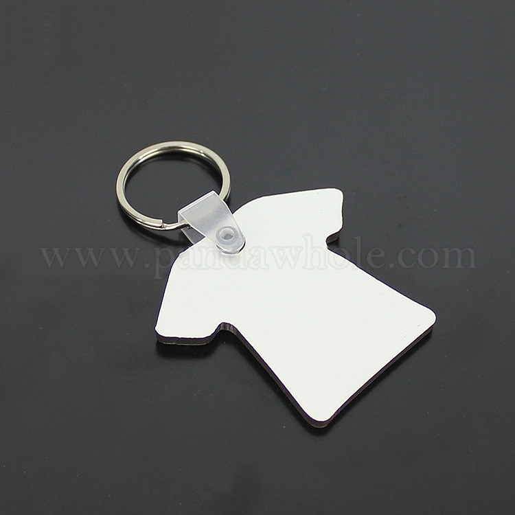 T-Shirt Hardboard Sublimation Keychain Blank