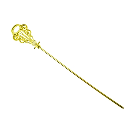 Alloy Hair Stick Findings, Long-Lasting Plated