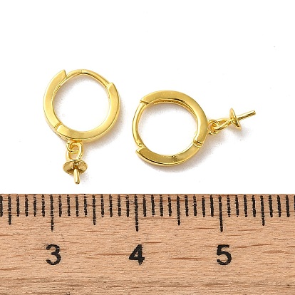 925 Sterling Silver Hoop Earrings Findings, Round