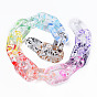 Transparent Acrylic Linking Rings, Quick Link Connectors, for Cable Chains Making, Oval
