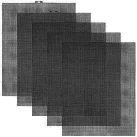 Прямоугольные листы холста из пластиковой сетки, для вышивания