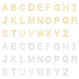 2 наборы 2 стиль 304 подвески из нержавеющей стали, буква аз ~ г очарование