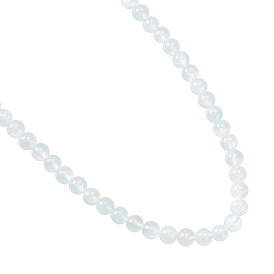 Natural Selenite Beads Strands, Round