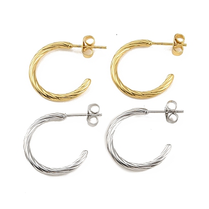 304 стальные круглые серьги стержня из нержавеющей, серьги-кольца