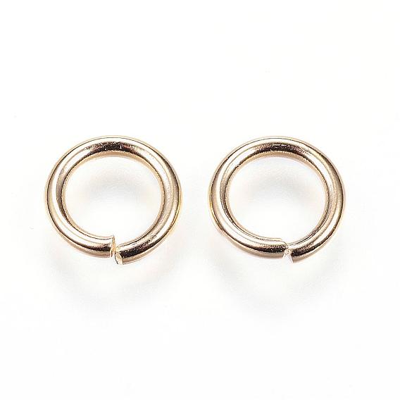 304 Stainless Steel Open Jump Rings, Round