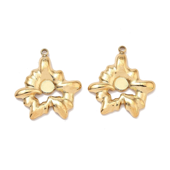 Ионное покрытие (ip) 304 подвески из нержавеющей стали, цветочный шарм