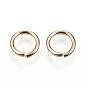 304 Stainless Steel Open Jump Rings, Round