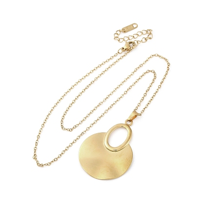 Вентилятор 304 ожерелья с подвесками из нержавеющей стали, ионное покрытие (ip)