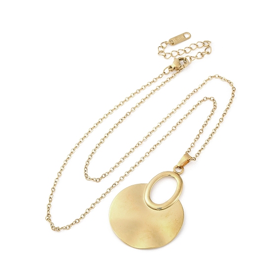 Вентилятор 304 ожерелья с подвесками из нержавеющей стали, ионное покрытие (ip)