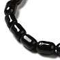 Natural Black Tourmaline Beads Strands, Column