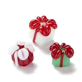 Abalorios de colores vario hechos a mano, caja de regalo, para la Navidad