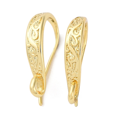 Латунные крючки для сережек, без кадмия и без свинца, стойки покрытие, долговечный