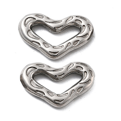 304 подвески из нержавеющей стали, сердце прелести, анти-тускнение