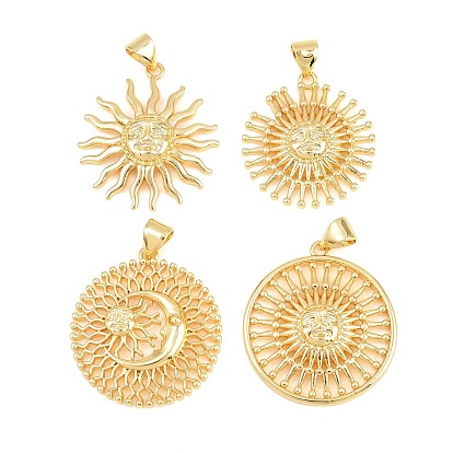 Латунные подвески, солнечные чары, без кадмия и без свинца, стойки покрытие, долговечный