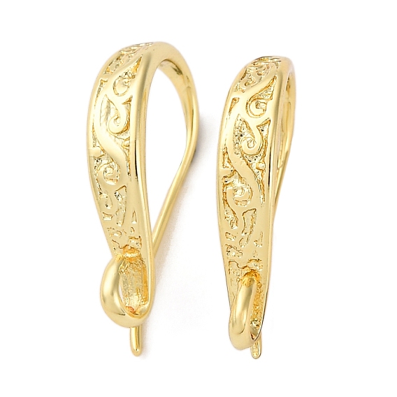 Латунные крючки для сережек, без кадмия и без свинца, стойки покрытие, долговечный