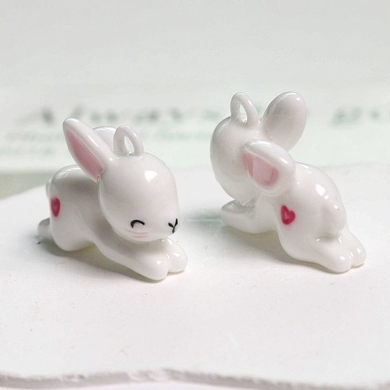 Непрозрачные подвески смолы, кролик