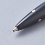 Big Diamond Pen, Rhinestones Crystal Metal Ballpoint Pens, Turn Retractable Black Ink Ballpoint Pen, Stylish Office Supplies