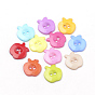 Boutons acryliques 2 trous, pomme