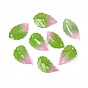 Autumn Theme Plastic Pendants, Leaf