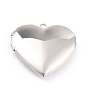 316 подвески из нержавеющей стали Locket, фото прелести рамка для ожерелья, ручная полировка, сердце