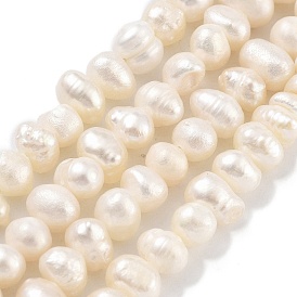 Natural Cultured Freshwater Pearl Beads Strands, Potato