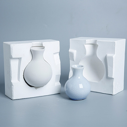 Vase Gesso Molds, Modeling Tools, for Ceramic Craft Making