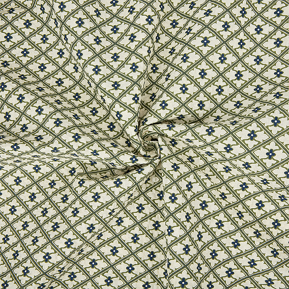 1 Tissu de coton artisanal, accessoires du vêtement, motif de fleur