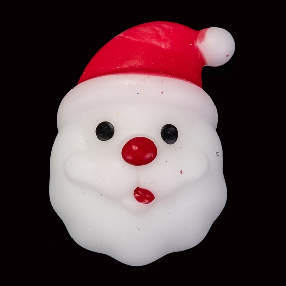 Christmas Theme Santa Claus Shape Stress Toy, Funny Fidget Sensory Toy, for Stress Anxiety Relief