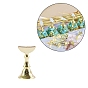 Alloy Nail Stand, Press on Stand for Nails, Manicure Practice Training Nail Display Stand DIY Fingernail Holder