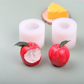 Moldes de silicona para velas perfumadas de manzana, regalo para el día del maestro, moldes para hacer velas, molde para velas de aromaterapia