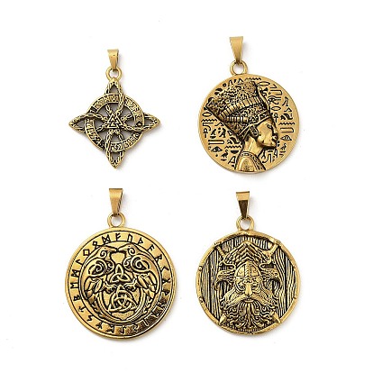 Викинг 304 подвески из нержавеющей стали, ионное покрытие (ip)