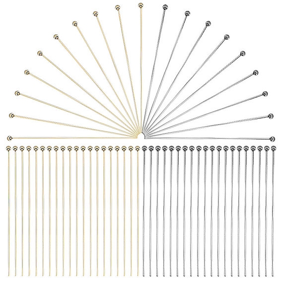 200 шт. 2 цвета 304 наборы штифтов с шаровой головкой из нержавеющей стали