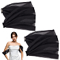 1 Pair Polyester Lace Tippet, with Plastic Pearl, Garment Accessories