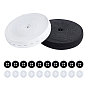 DIY Clothing Adjust Elastic Kits, with Resin Buttons, Flat Elastic Cord/Bands with Buttonhole