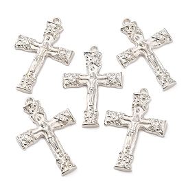 CCB Plastic Big Pendants, Crucifix Cross Charm