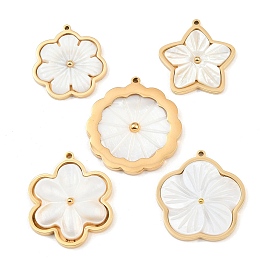 Натуральный белый оболочки подвески, , с 304 установками из нержавеющей стали, вакуумное покрытие pvd