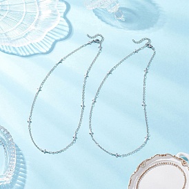 304 креста нержавеющей стали цепные ожерелья