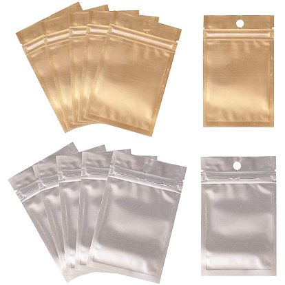 Aluminum Foil Zip Top Plastic Bags, Resealable Bags