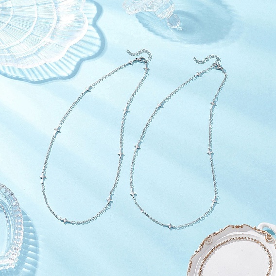 304 креста нержавеющей стали цепные ожерелья