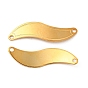 201 Stainless Steel Connector Charms, Wave Links