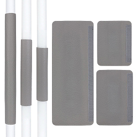 3 пары 3 стили чехлы на дверные ручки из искусственной кожи, подушка-ручка для украшения круглой ручки, защита от столкновений для детей