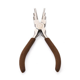 55# стальные вогнутые и круглые плоскогубцы с нескользящими удобными ручками, плоскогубцы, поверхность покрыта никелем