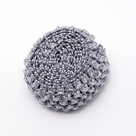 Polyester Ribbons, Elastic Crochet Headband, for Baby Headbands