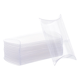 Boîtes d'oreiller en plastique de PVC, boîte d'emballage de bonbons cadeau