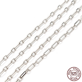 925 Sterling Silver Figaro Chains, Soldered