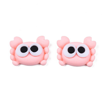 Opaque Resin Cabochons, Crab