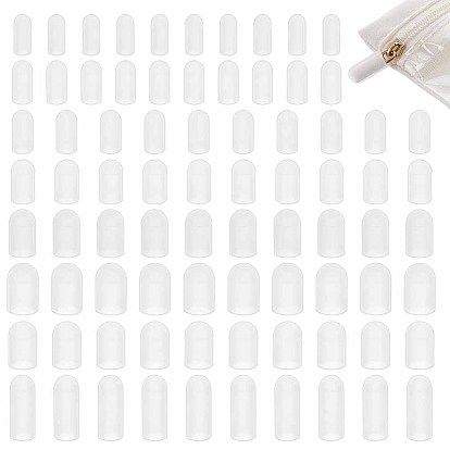 80 pièces 8 couleurs revêtement résistant en silicone