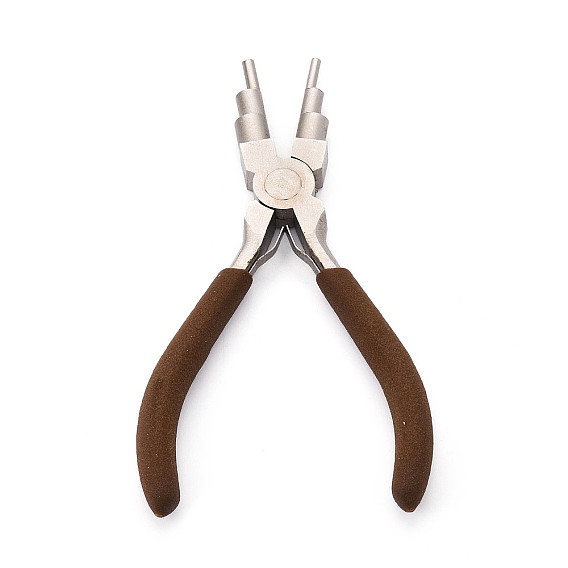 55# стальные вогнутые и круглые плоскогубцы с нескользящими удобными ручками, плоскогубцы, поверхность покрыта никелем